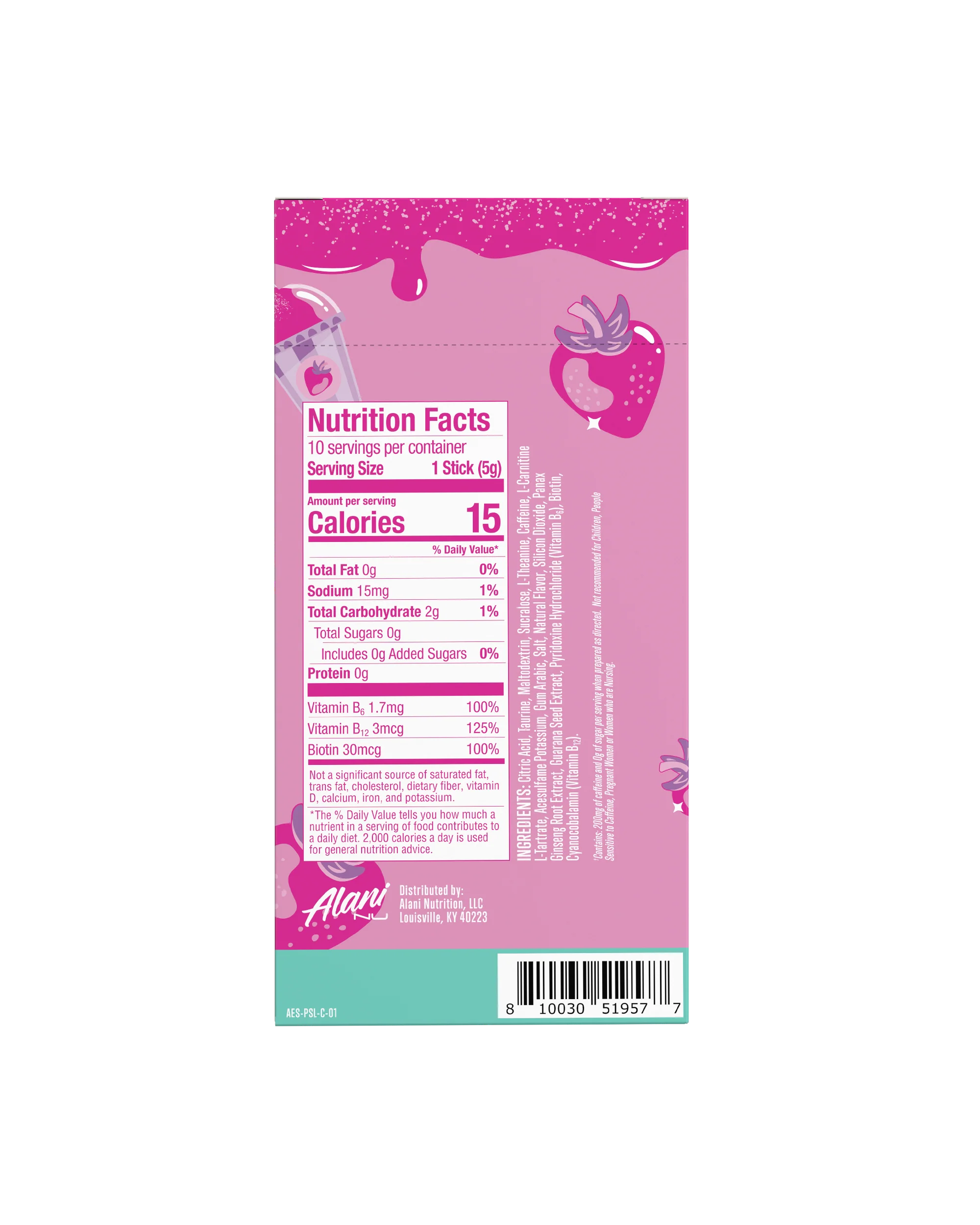 Alani Nu Featured Energy Sticks - Pink Slush - Image 6