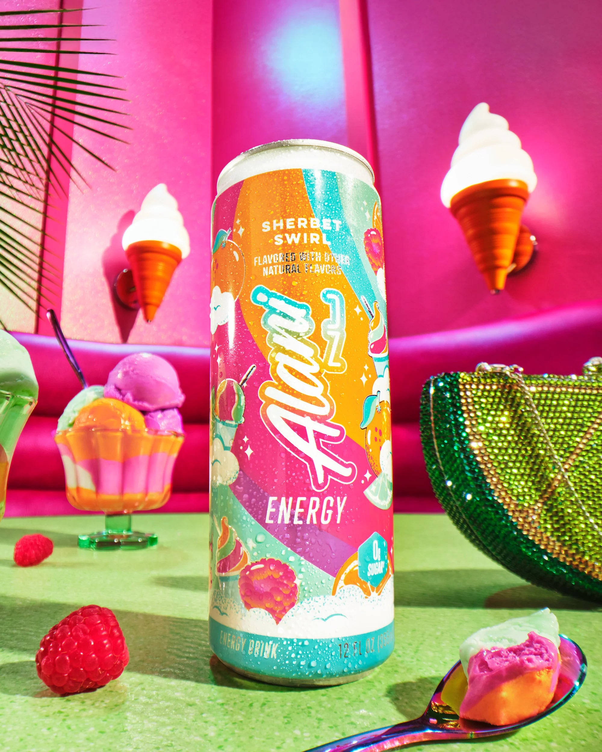 Alani Nu Featured Energy Drink - Sherbet Swirl - Image 4