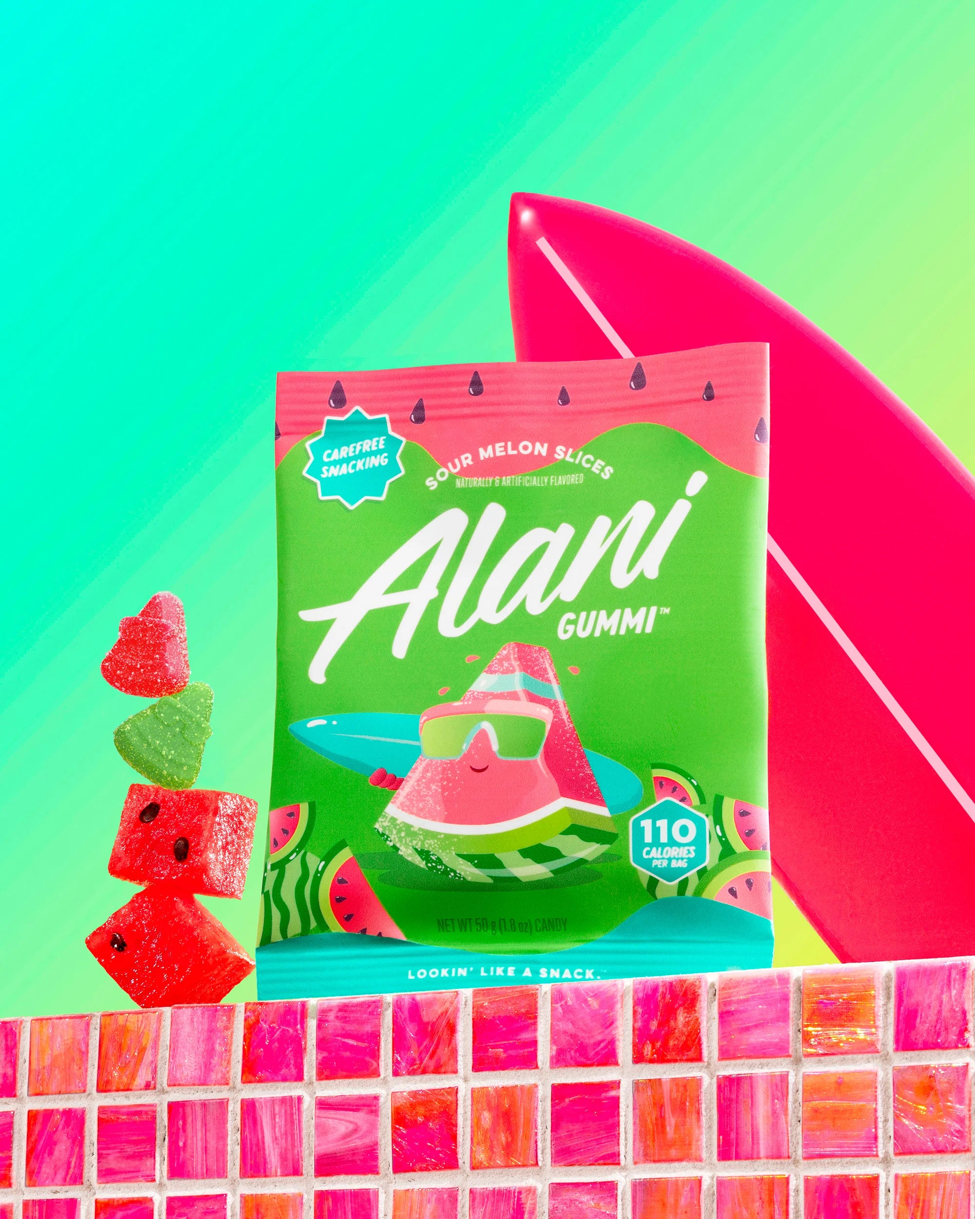 Alani Nu Featured Gummi - Sour Melon Slices - Image 2