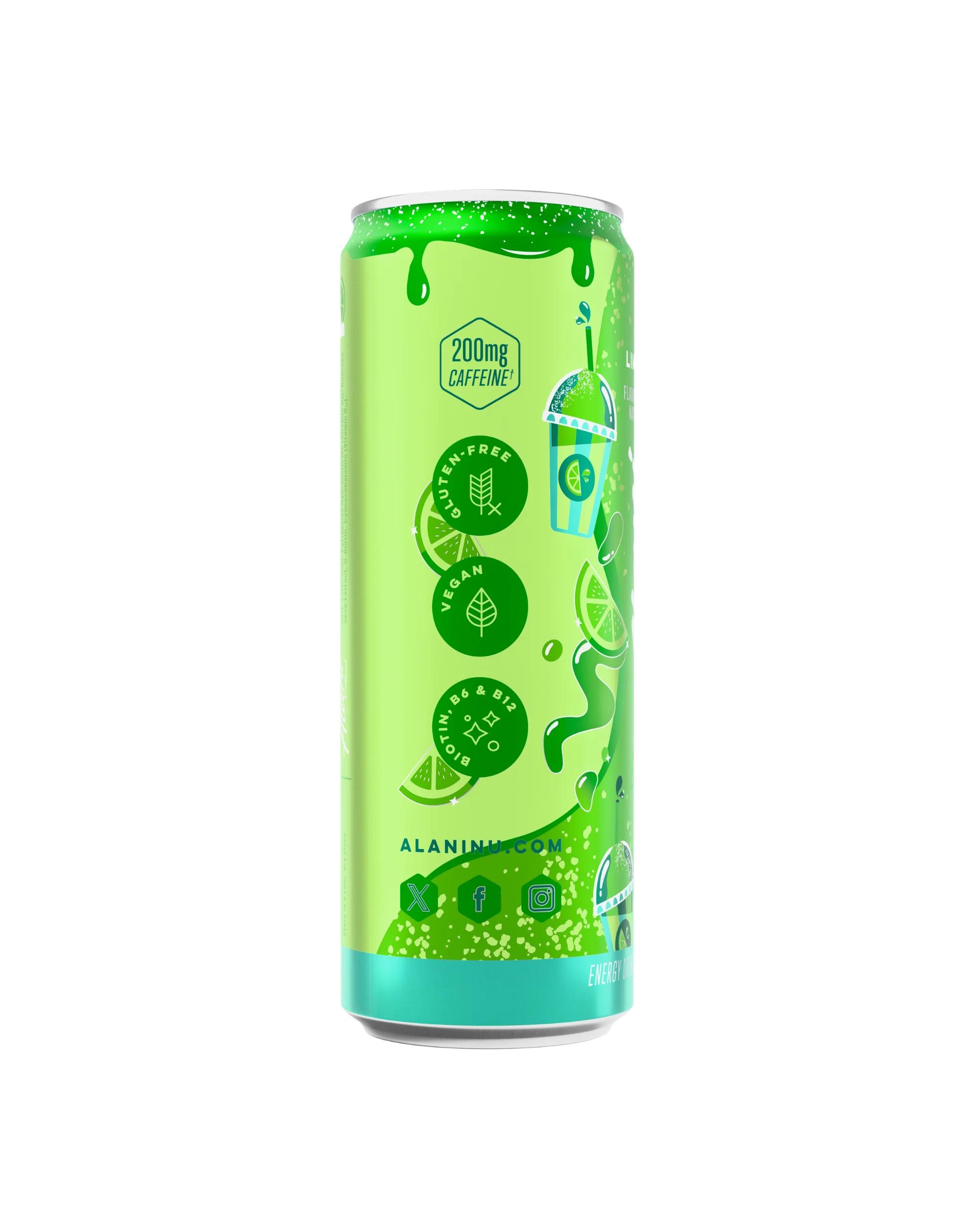 Alani Nu Featured Energy Drink - Lime Slush - Image 6
