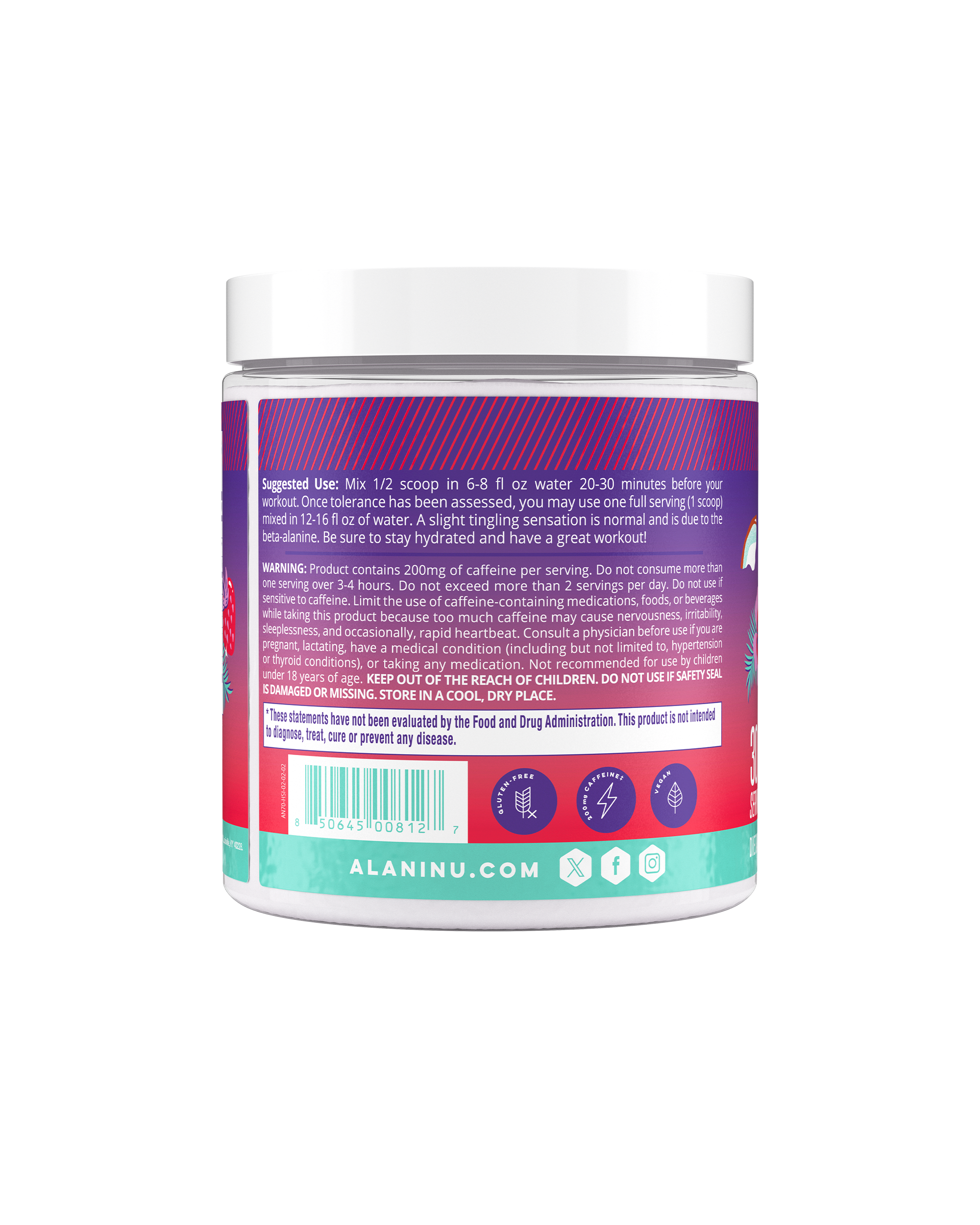 Alani Nu Featured pre-workout - hawaiian shaved ice - Image 3