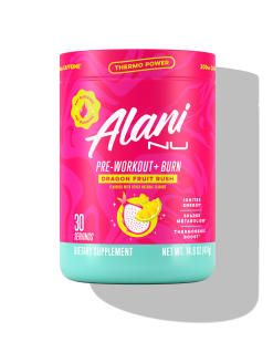 Alani Nu Featured pre-workout+ burn - dragon fruit rush