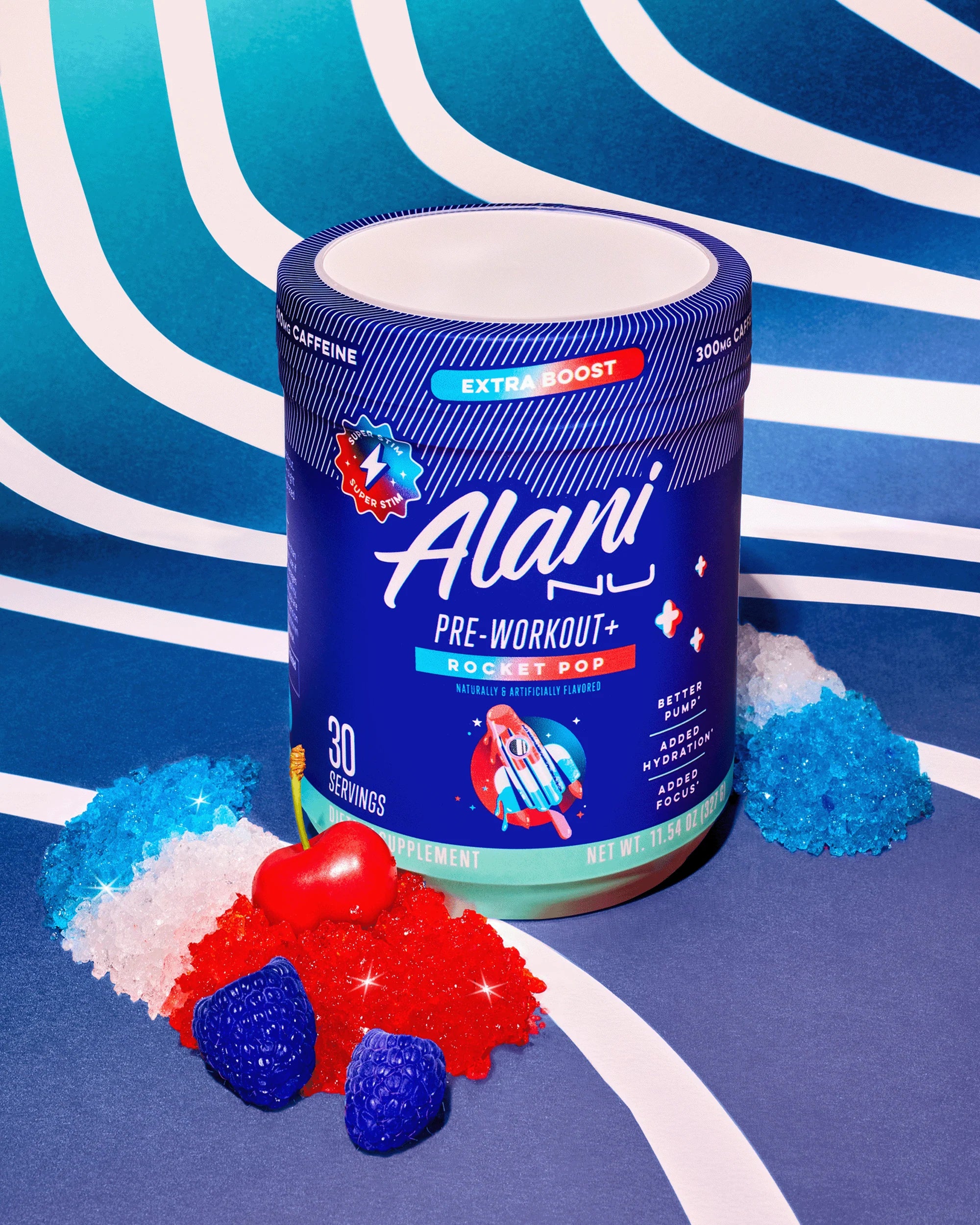 Alani Nu Featured Pre-Workout+ - Rocket Pop - Image 2