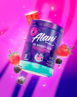 Alternative view of Alani Nu Featured Pre-Workout+ Burn - Melonberry Blast