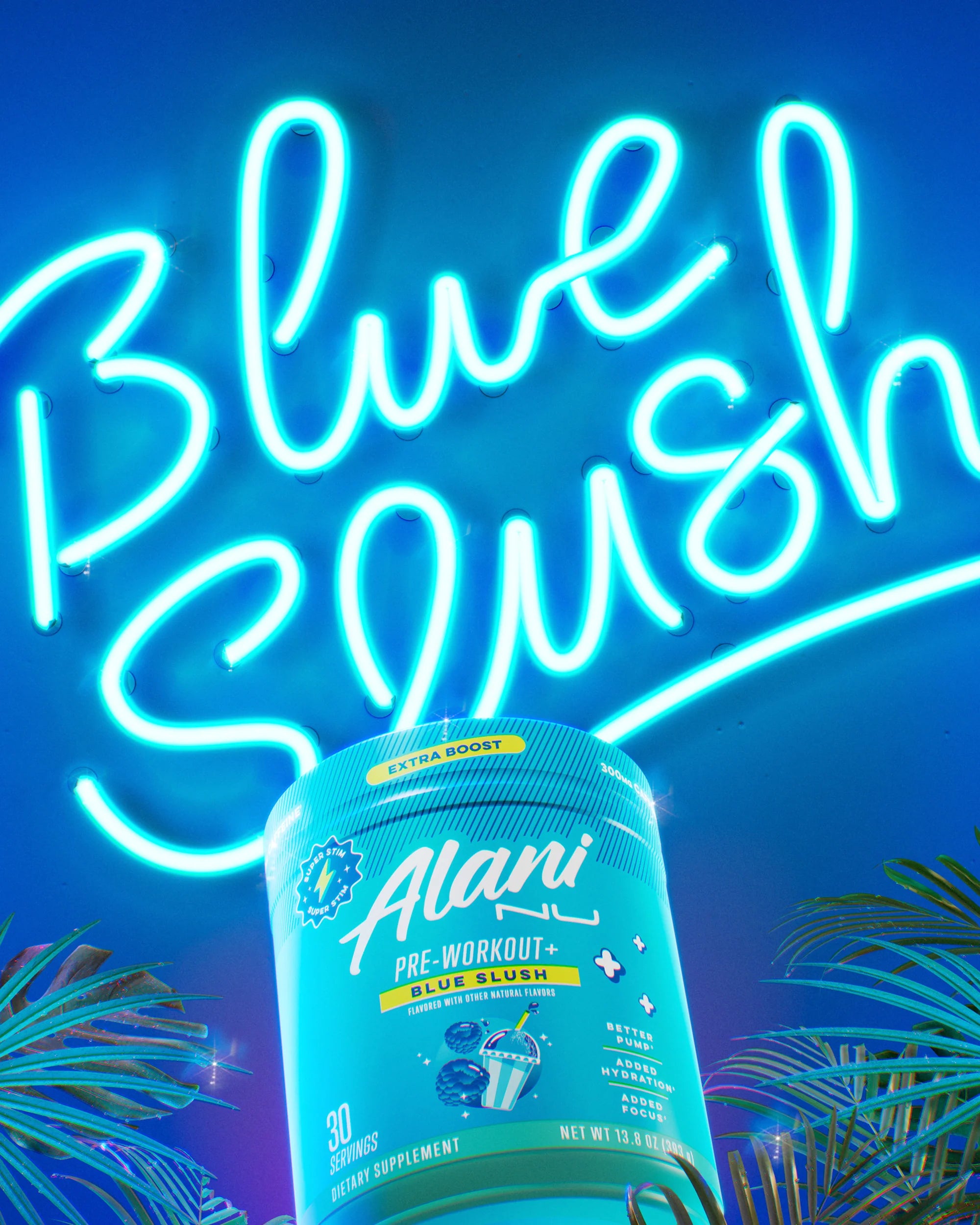 Alani Nu Featured Pre-Workout+ - Blue Slush - Image 4