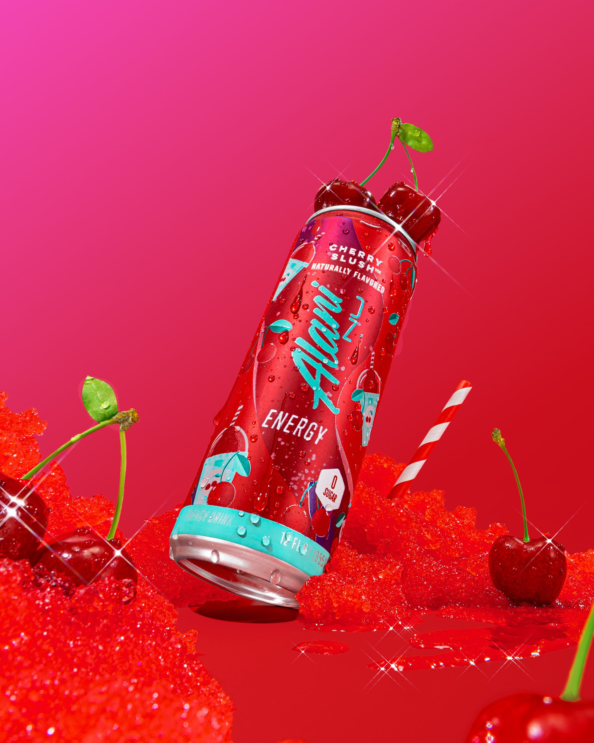 Alani Nu Featured energy drink - cherry slush - Image 4